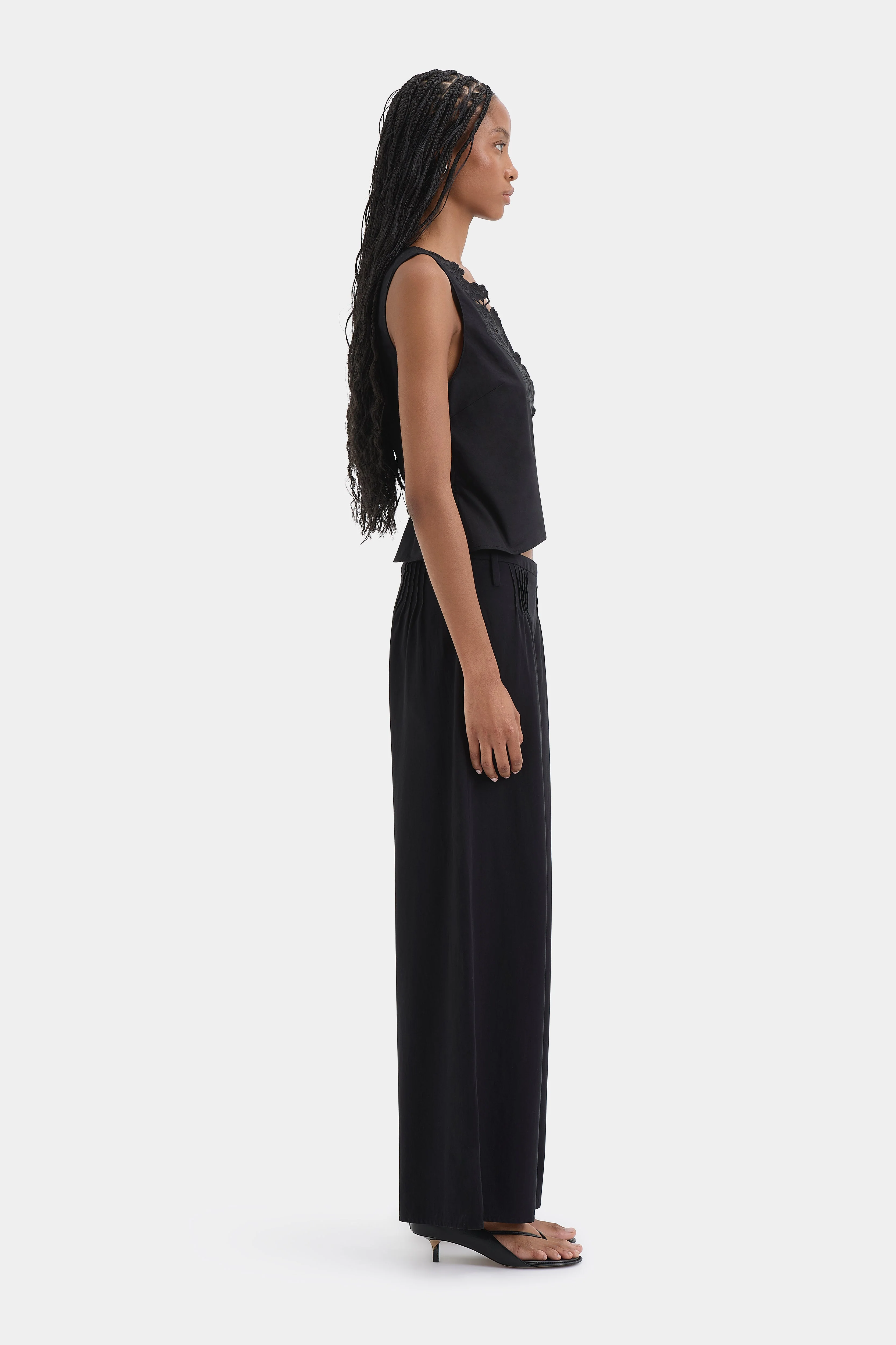 Beatrice Pintuck Pant - Image 3