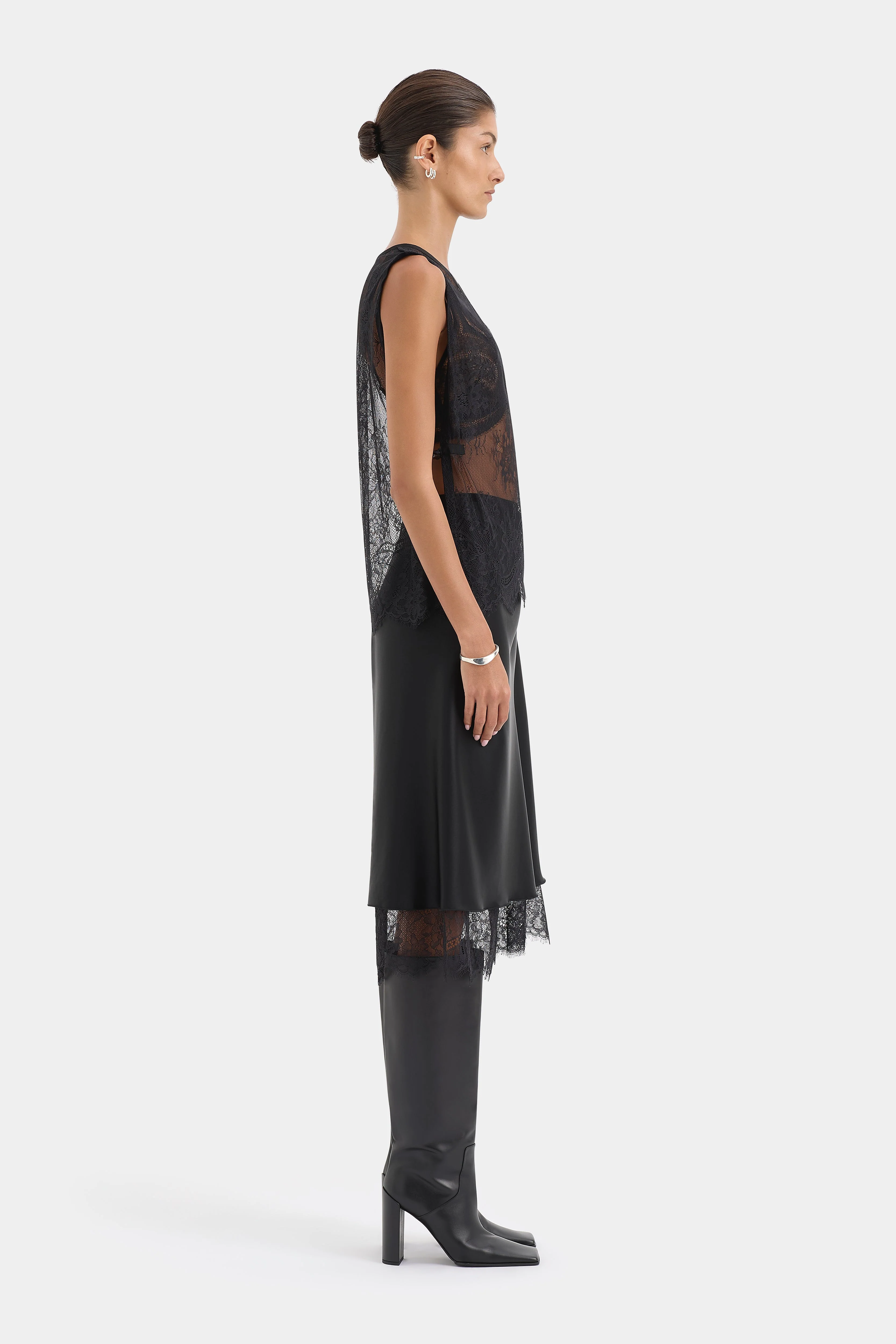 Ingrid Lace Midi Skirt - Image 3