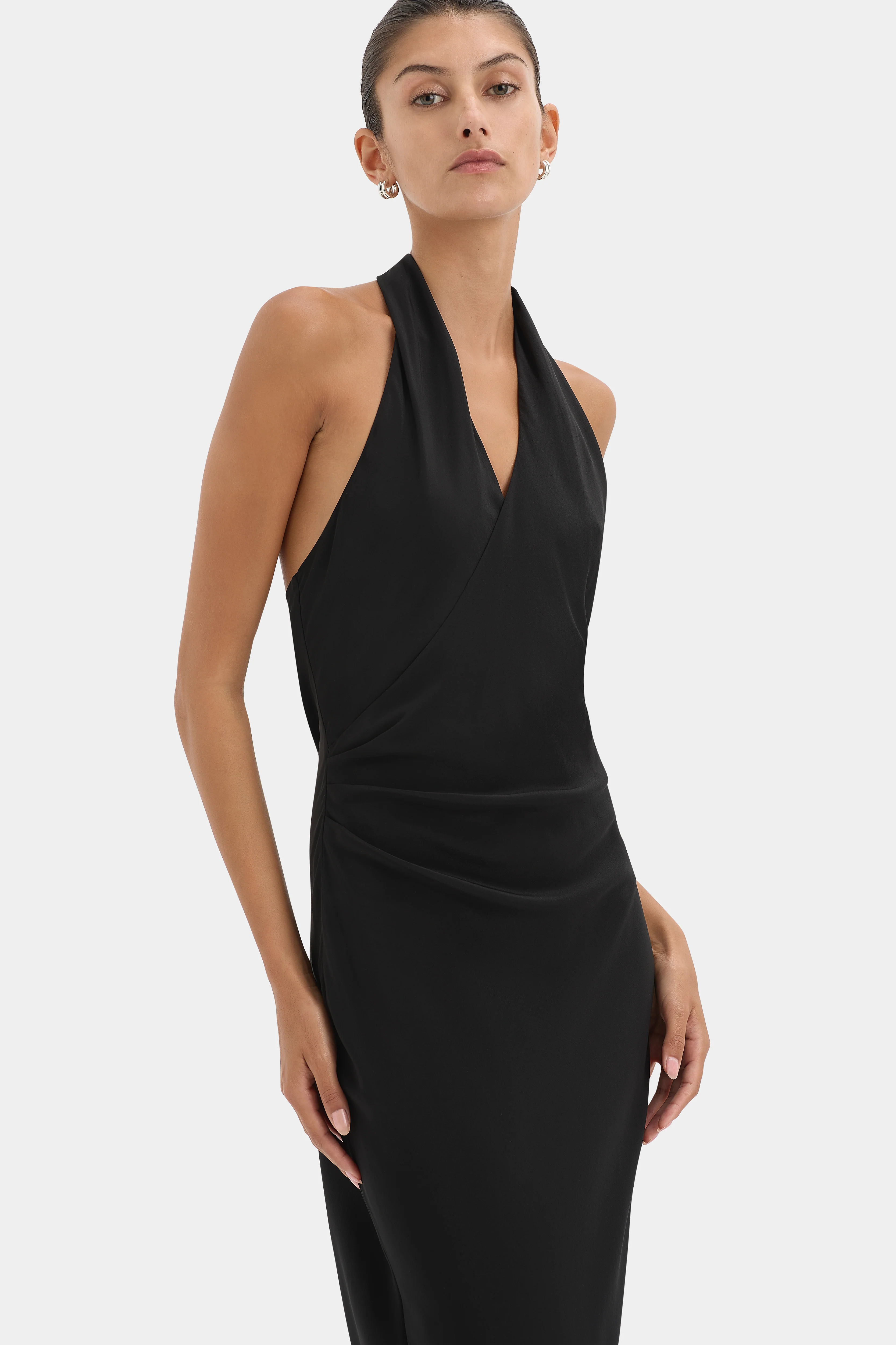 Rioja Halter Scarf Maxi Dress - Image 5