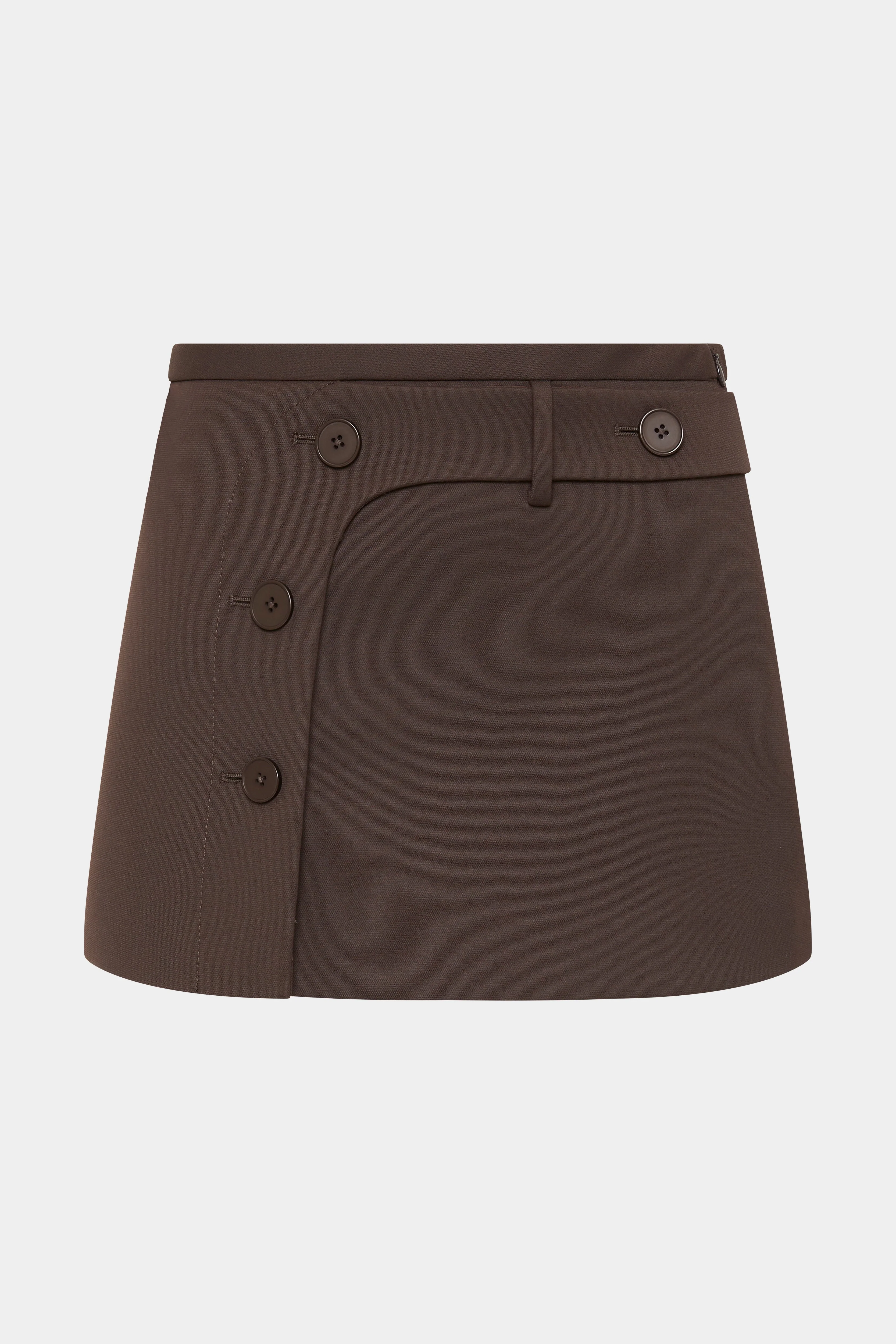 Sandrine Button Mini Skirt - Image 6