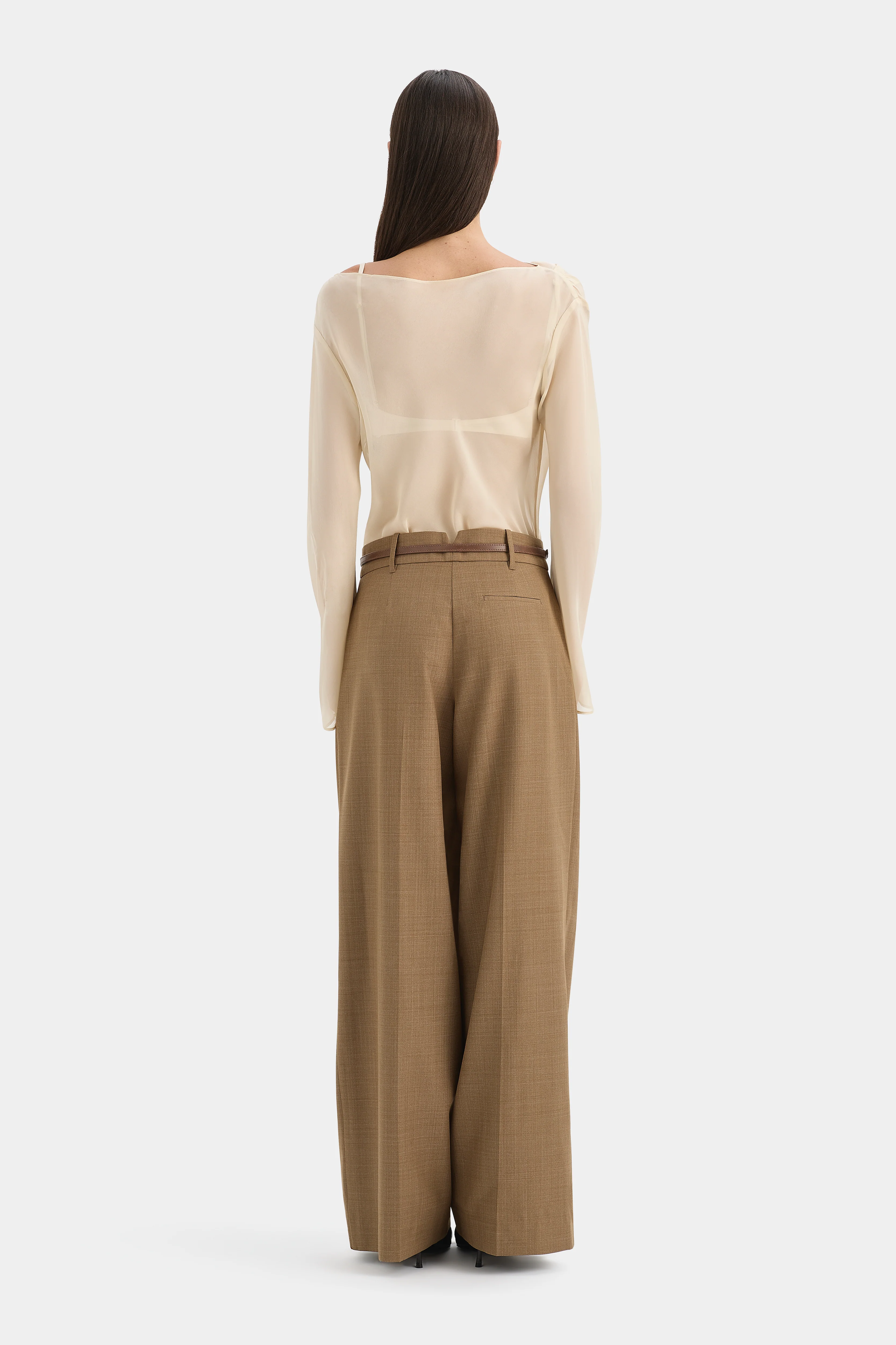 Strobe Long Sleeve Cowl Top - Image 3